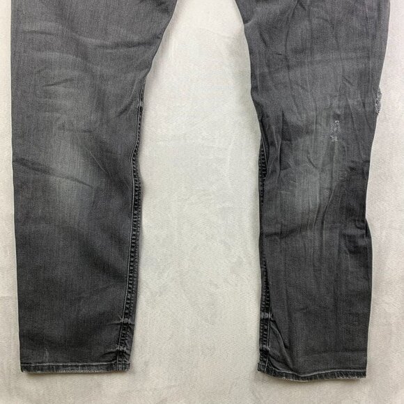Diesel Mens Pants 38 Gray Distressed Jeans Thommer Slim Skinny Wash 069BH 38x32 - Picture 14 of 14